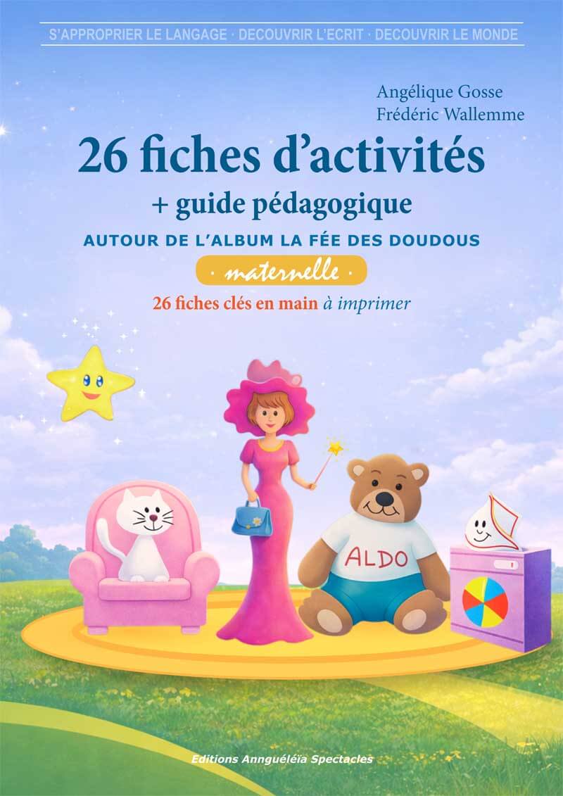 Couverture du fichier d'activités PDF La fée des Doudous pour la maternelle