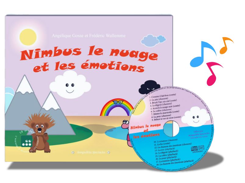 Livre Cd du spectacle Nimbus le nuage et les émotions