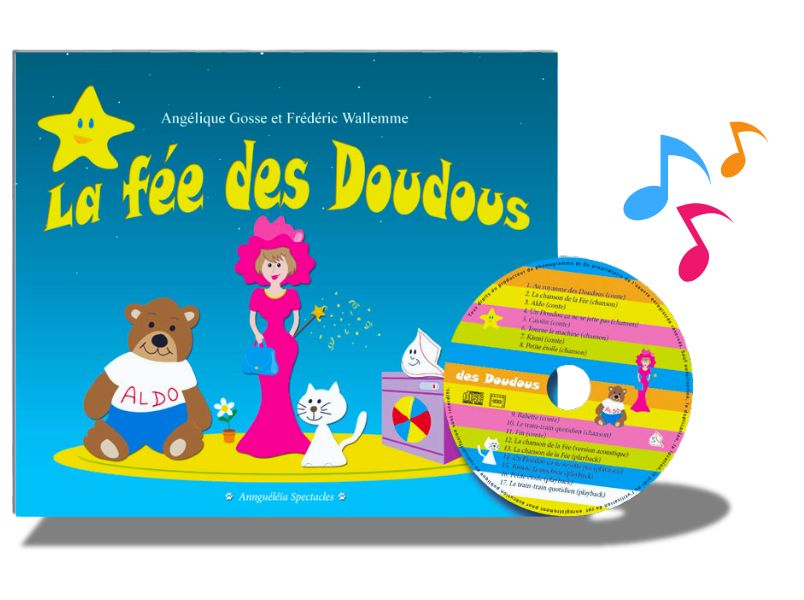 Livre Cd du spectacle La fée des doudous