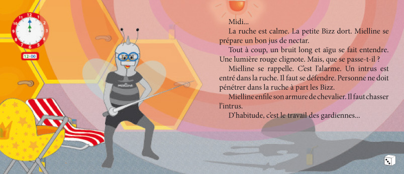 Livre audio du spectacle Mielline l’abeille avec chansons pour enfants