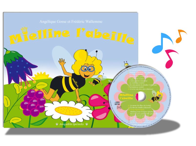 Livre Cd du spectacle Mielline l’abeille