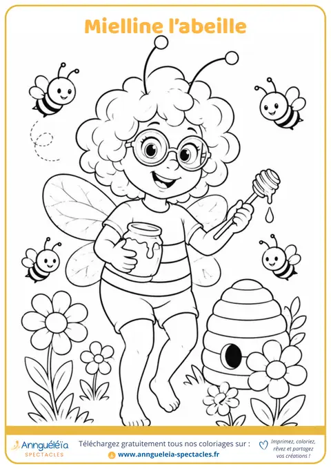 Aperçu du coloriage mielline