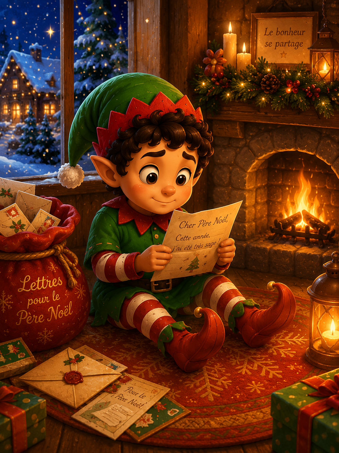 Gribouille et la lettre du Père Noël