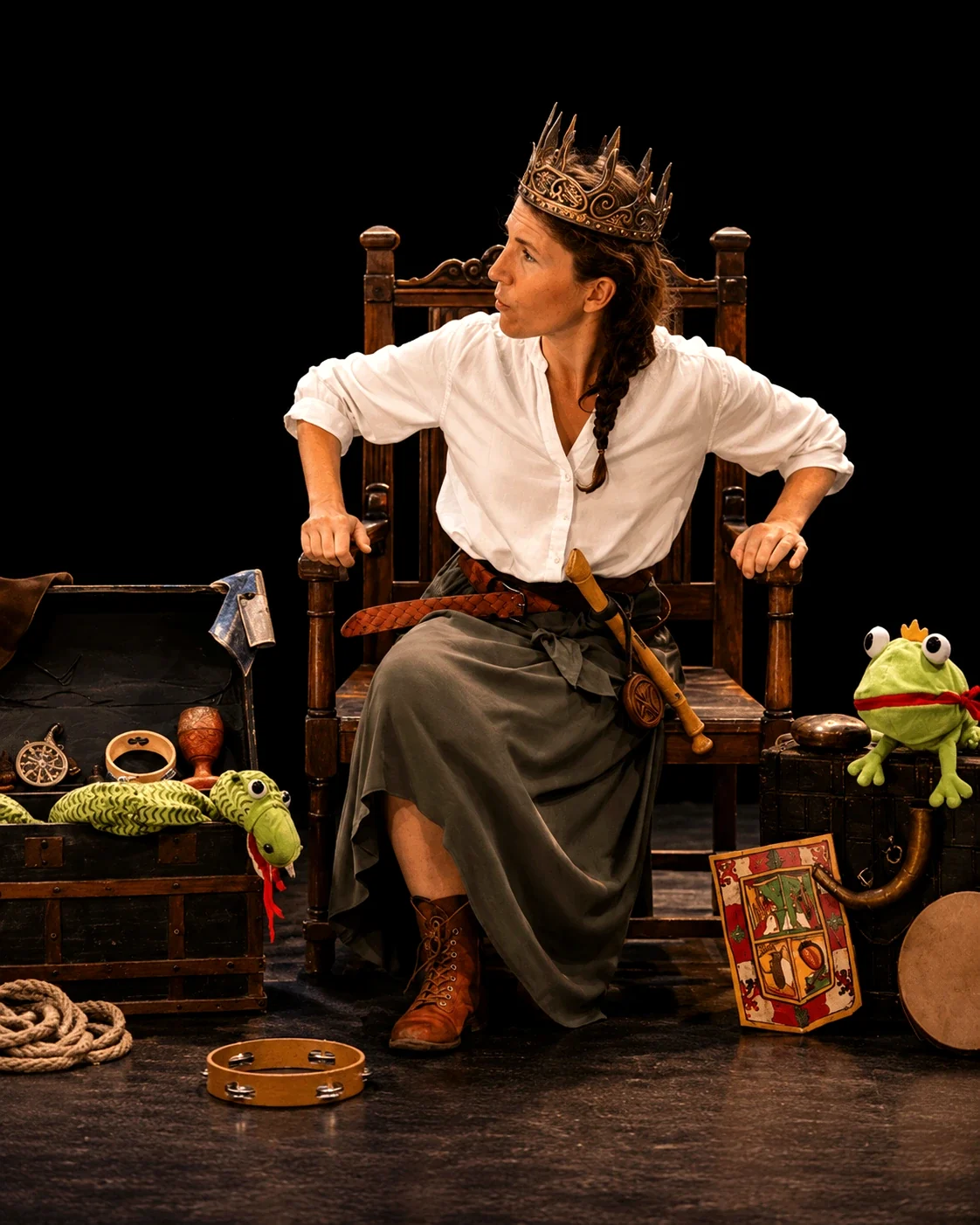 Le dragon Aô et le Prince en rit – photo du spectacle 2