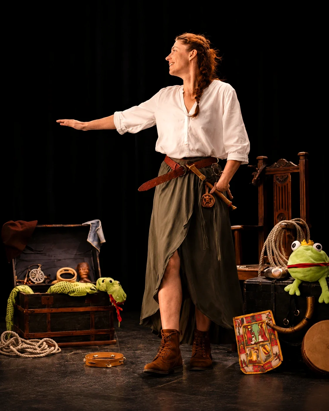 Le dragon Aô et le Prince en rit – photo du spectacle 5