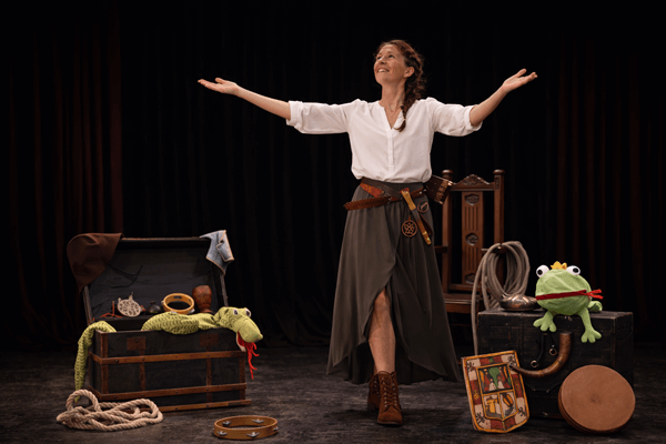 Spectacle pour fête médiévale avec enfants