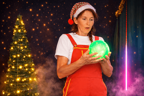 Le lutin Trifouille appelle le Père Noël