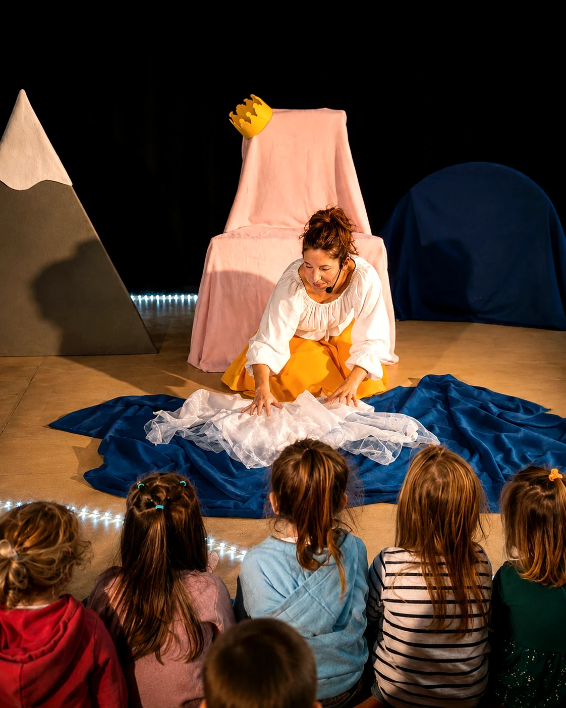 Nimbus le nuage et les émotions – spectacle jeune public devant les enfants