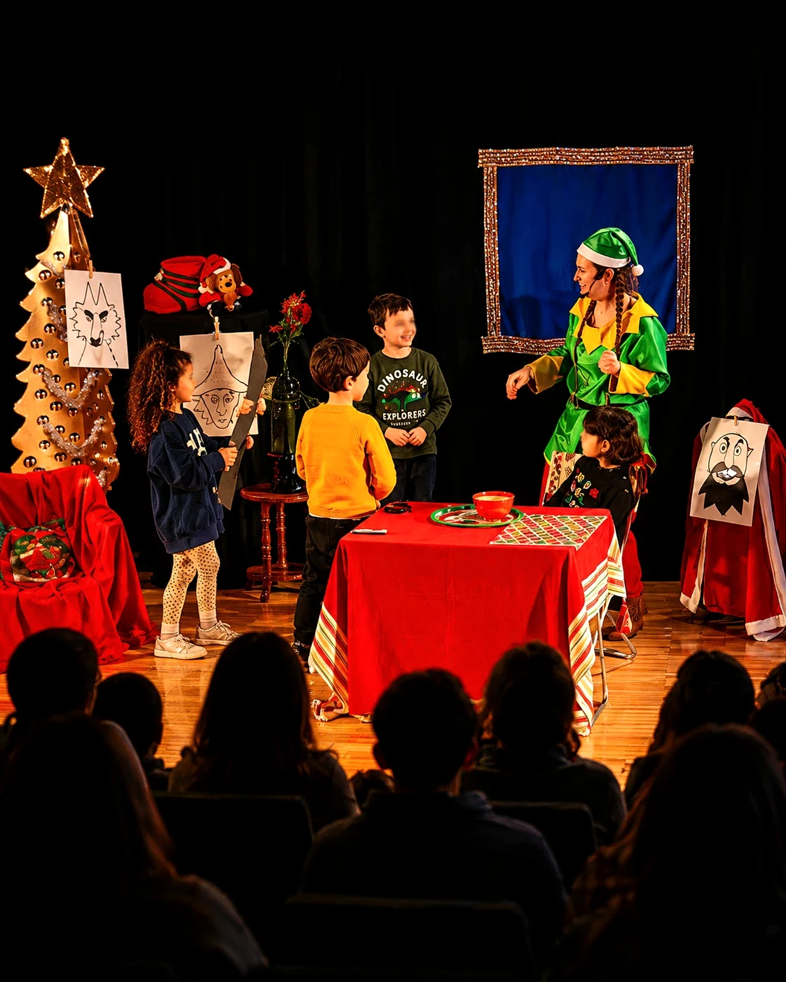 Enquête chez le Père Noël – photo du spectacle
