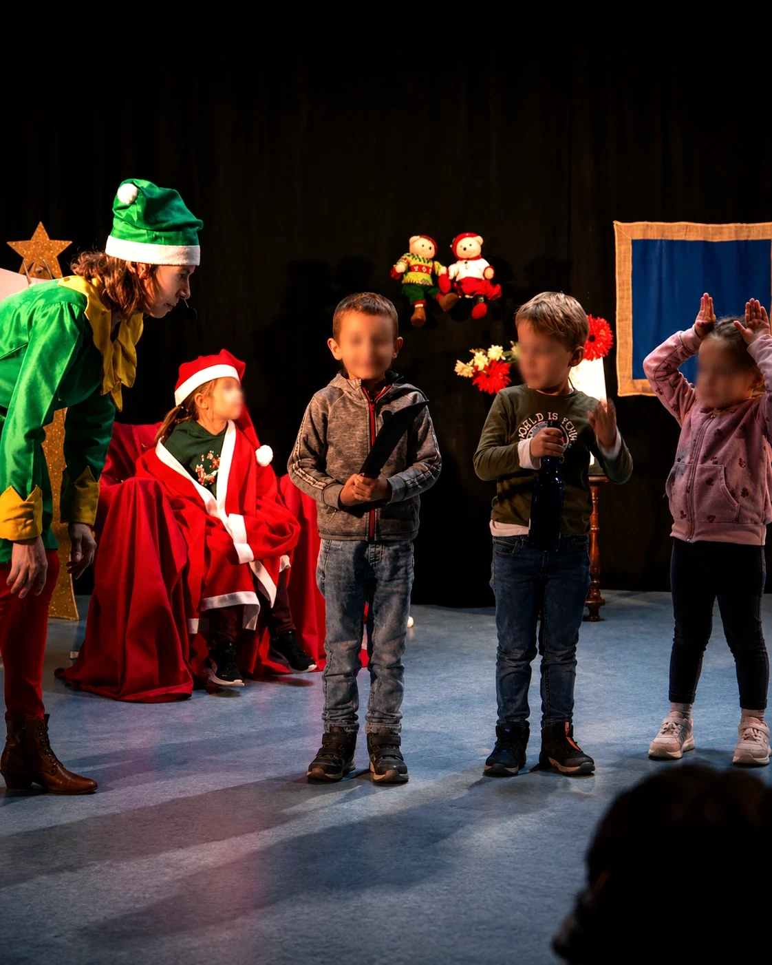 Enquête chez le Père Noël – photo du spectacle