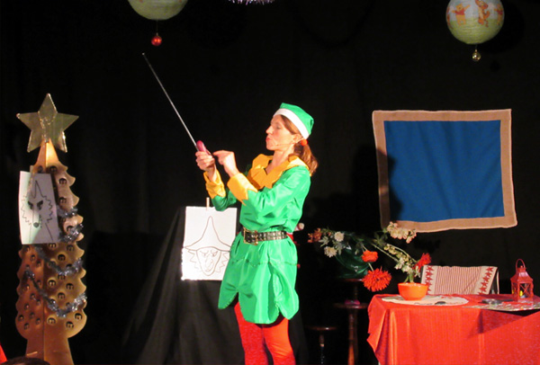 Le lutin Trifouille appelle le Père Noël