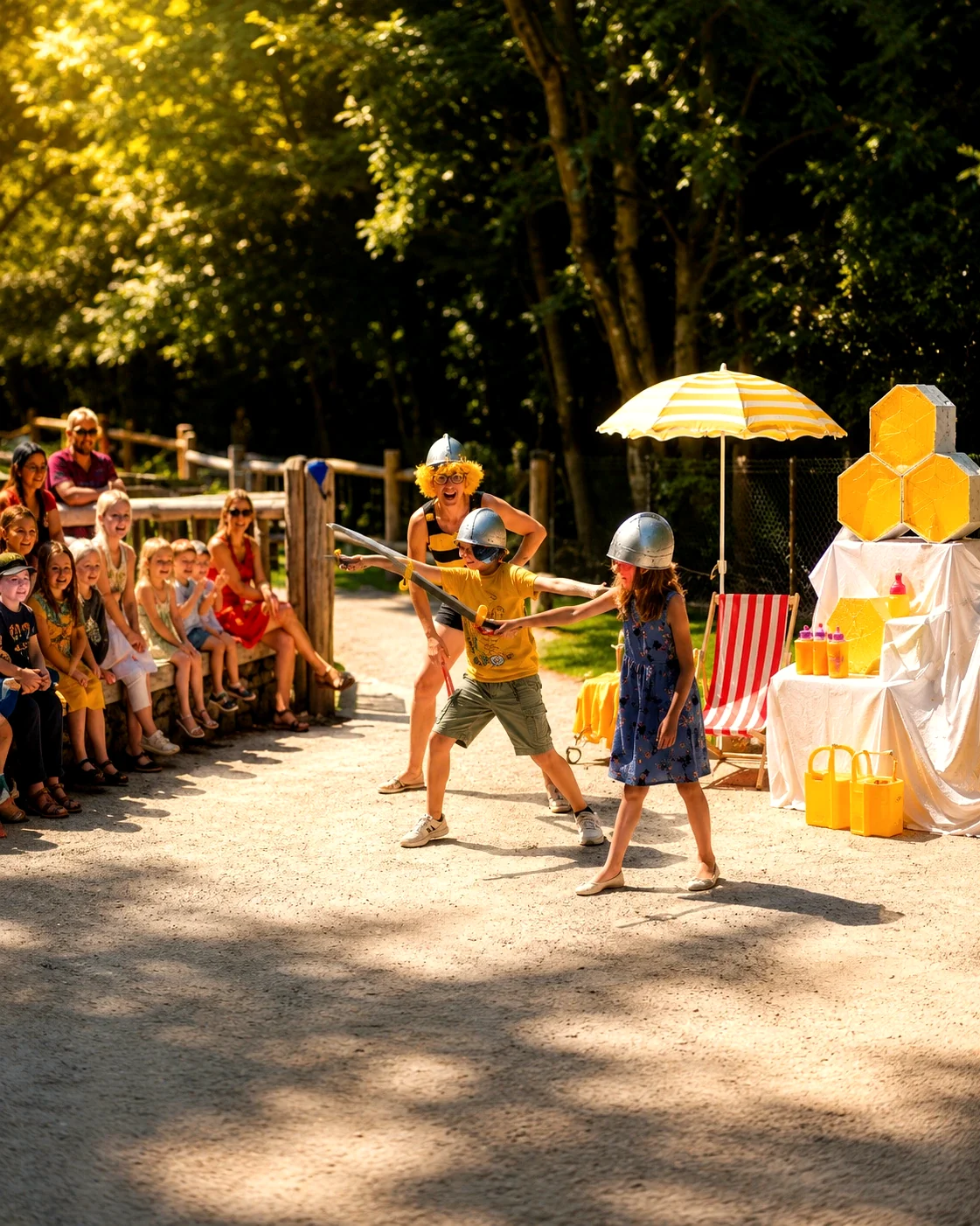 Mielline l’abeille – spectacle en extérieur avec les enfants