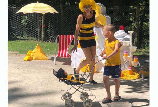 Mielline l’abeille en scène – Les enfants participent