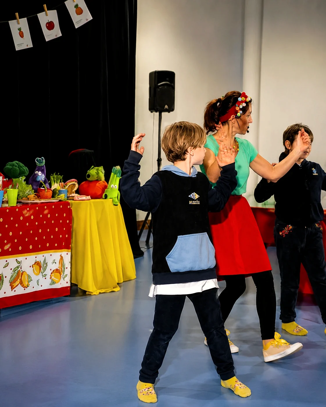 Dame Vitamine et les trésors du potager – photo du spectacle